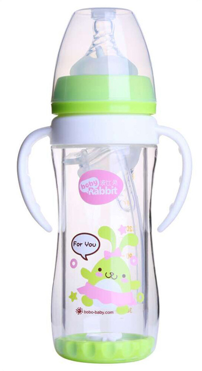 波比兔雙層玻璃奶瓶220ML