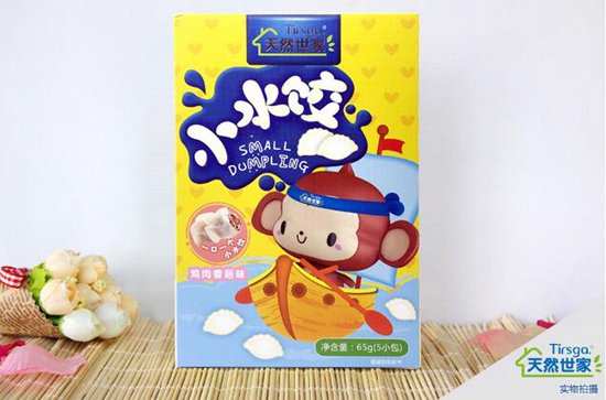 天然世家雞肉香菇小水餃豎