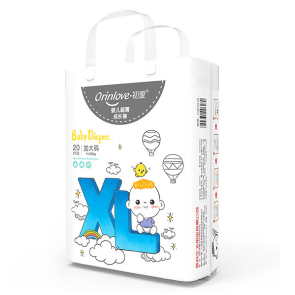 初愛(ài)嬰兒超薄成長(zhǎng)褲XL20片