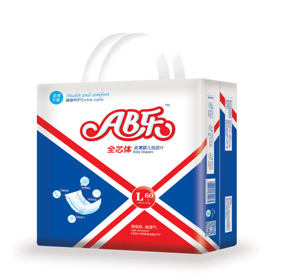 AB樂(lè)柔薄嬰兒紙尿片L碼60片
