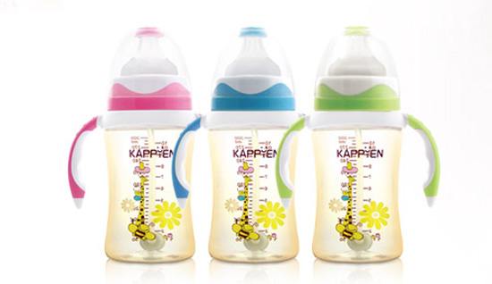 卡比恩PPSU奶瓶240ml-磨砂實感奶嘴