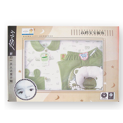 人之初服飾禮盒綠色