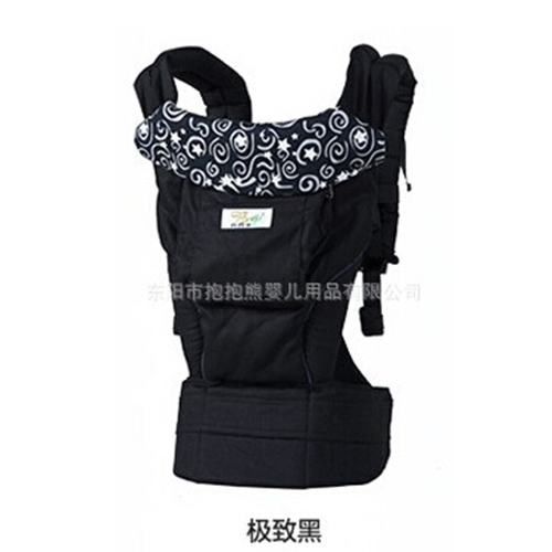 背背親鑲鉆雙肩嬰兒腰凳極致黑