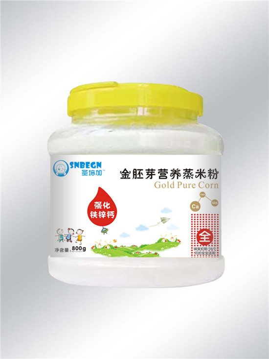圣培加金胚芽營(yíng)養(yǎng)蒸米粉強(qiáng)化鈣鐵鋅配方透明大桶裝