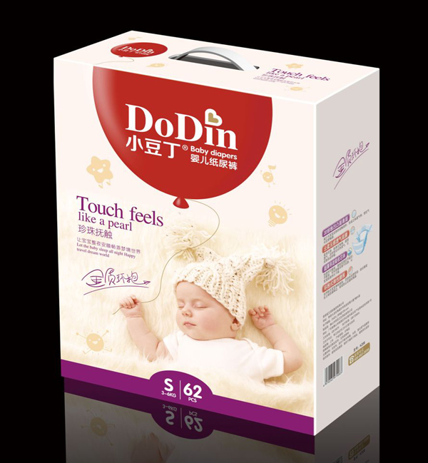 小豆丁嬰兒紙尿褲S62片