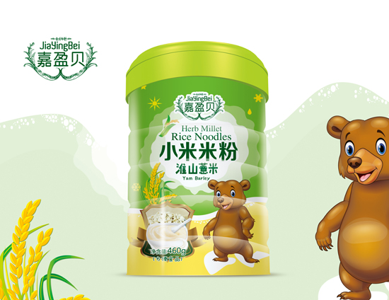 嘉盈貝淮山薏米小米米粉