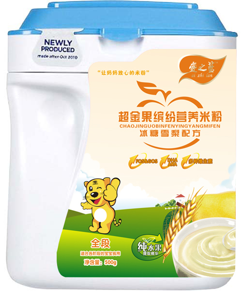 愛之藍(lán)冰糖雪梨配方超金果繽紛營(yíng)養(yǎng)米粉全段