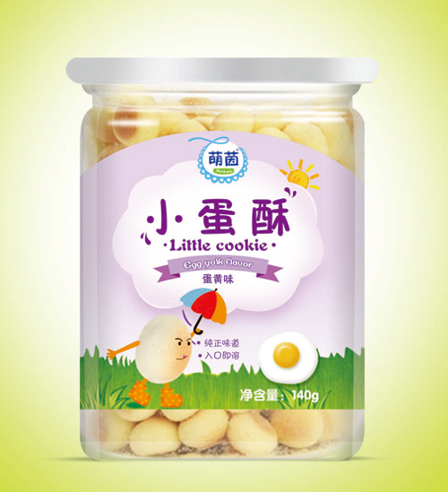 萌茵蛋黃味小蛋酥