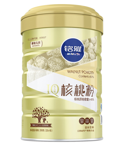 銘雅核桃粉(嬰幼兒裝)200克聽裝