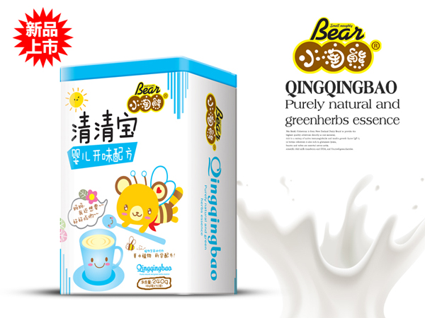 小淘熊嬰兒開(kāi)味清清寶