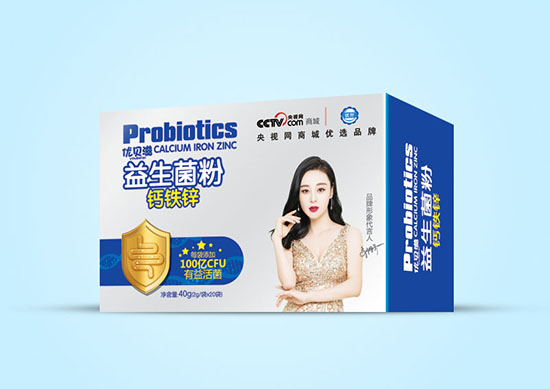 優(yōu)貝滋益生菌粉鈣鐵鋅
