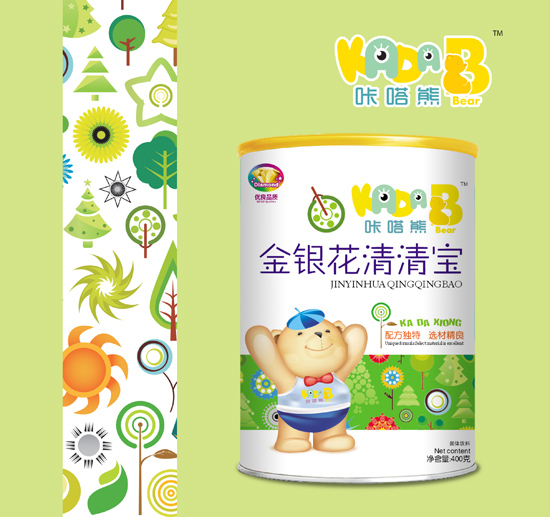 咔嗒熊金銀花清清寶聽(tīng)裝