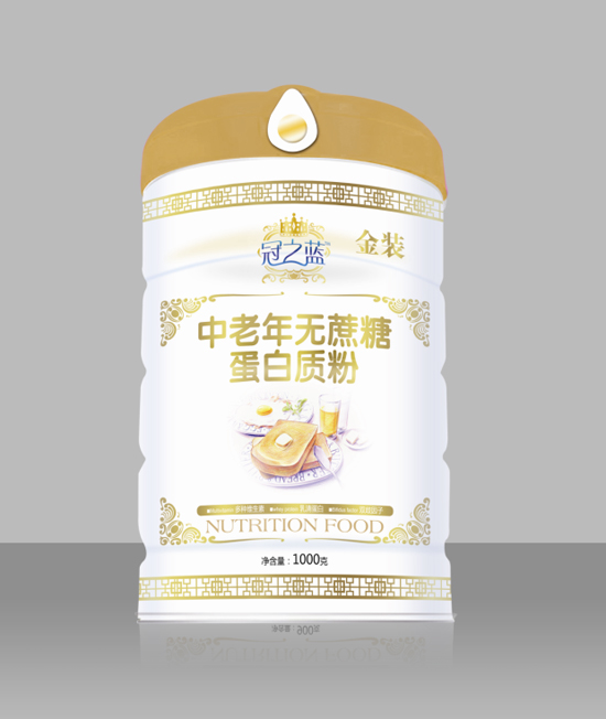 冠之藍(lán)中老年無蔗糖蛋白質(zhì)粉