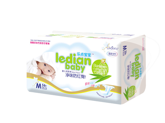 樂(lè)點(diǎn)寶寶凈味防紅臀尿褲M56片