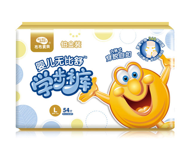 布布寶貝鉑金裝嬰兒學步褲L橫向