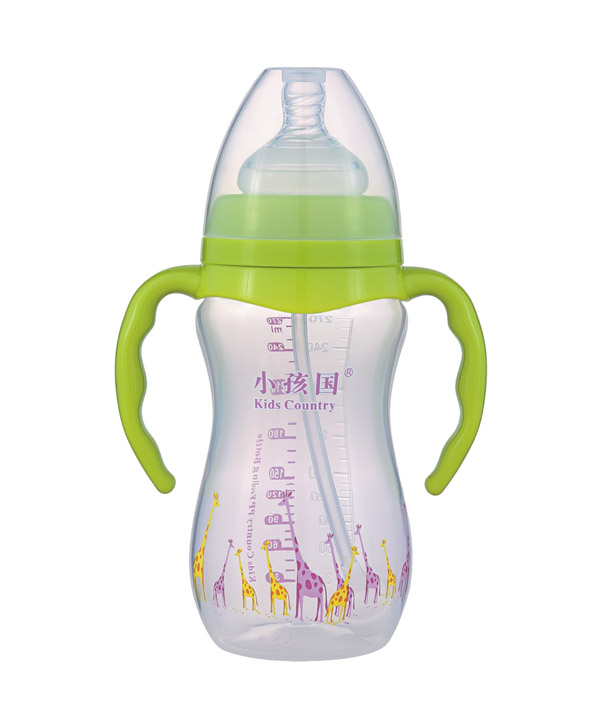 小孩國寬口自動弧形PP安全奶瓶270 ML