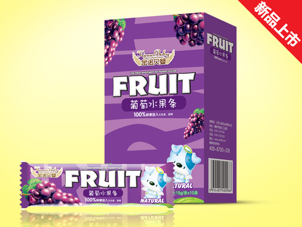 金諾貝嬰葡萄水果條盒裝