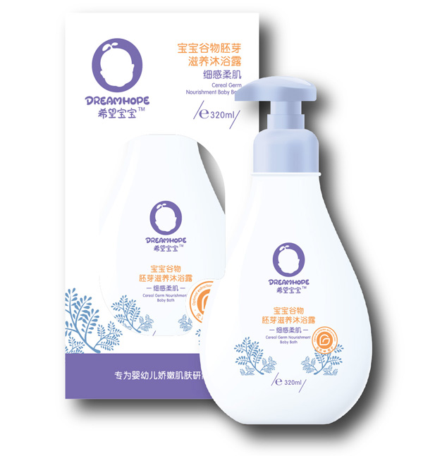希望寶寶谷物胚芽滋養(yǎng)沐浴露