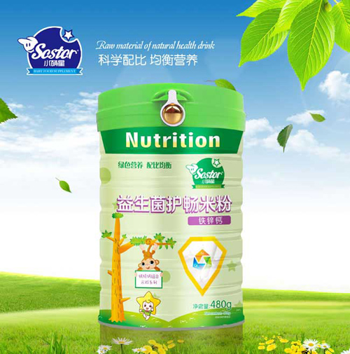 小萌星益生菌護暢米粉鐵鋅鈣