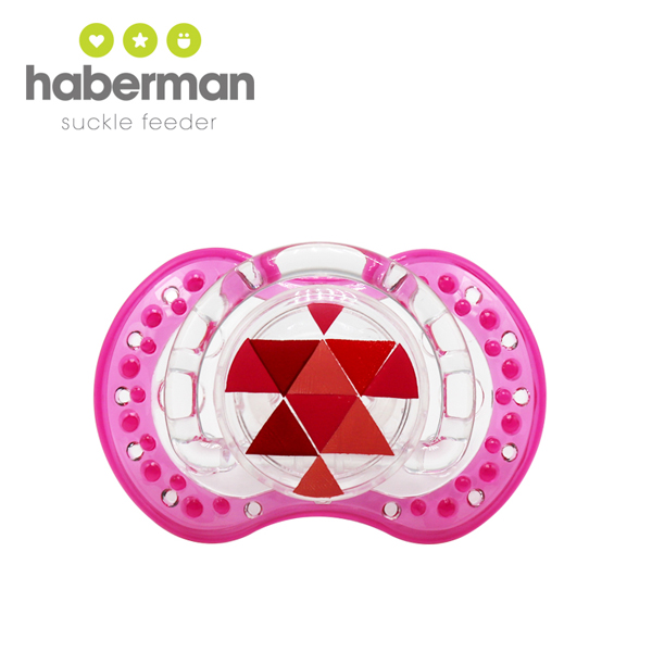 哈伯曼安撫奶嘴單粒玫紅