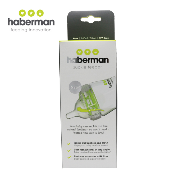 哈伯曼PP奶瓶260ml 包裝說明