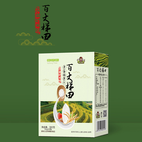 童小蠻草莓胡蘿卜水果奶米粉-盒裝