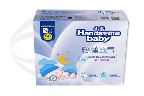 少帥輕薄透氣嬰兒紙尿褲S碼