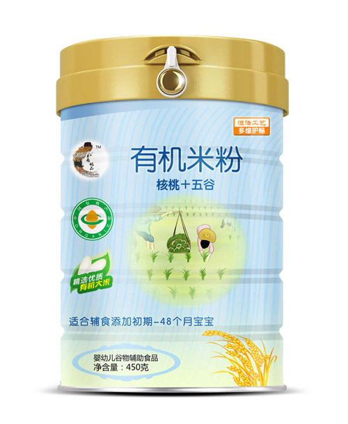 米爸優(yōu)品核桃五谷有機米粉