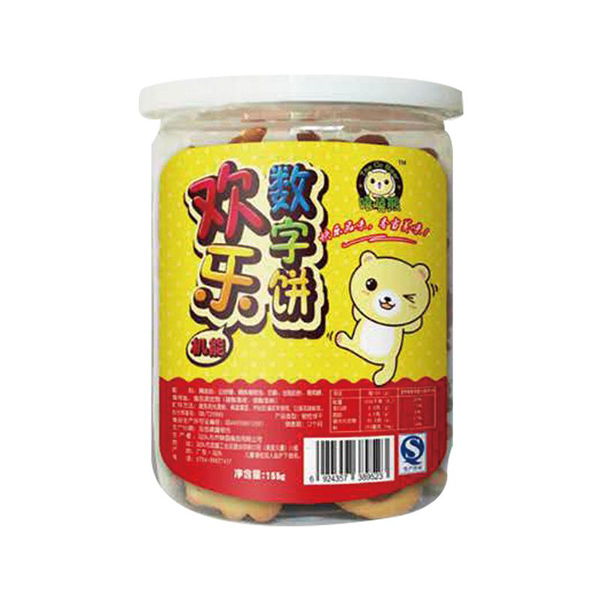 嘻嘻熊155克歡樂數字餅
