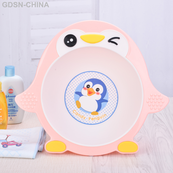 青蛙嘟迪可愛企鵝雙層保溫盆(粉色)