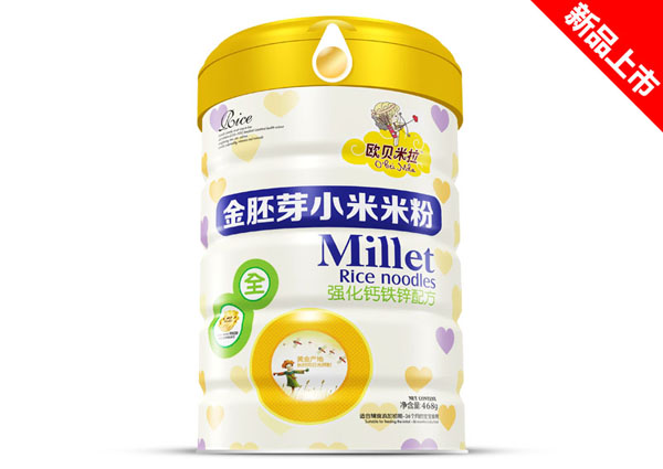 歐貝米拉金胚芽小米米粉-強(qiáng)化鈣鐵鋅配方