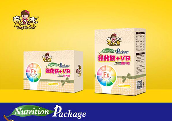 童小蠻強化鐵+VB營養(yǎng)素盒裝