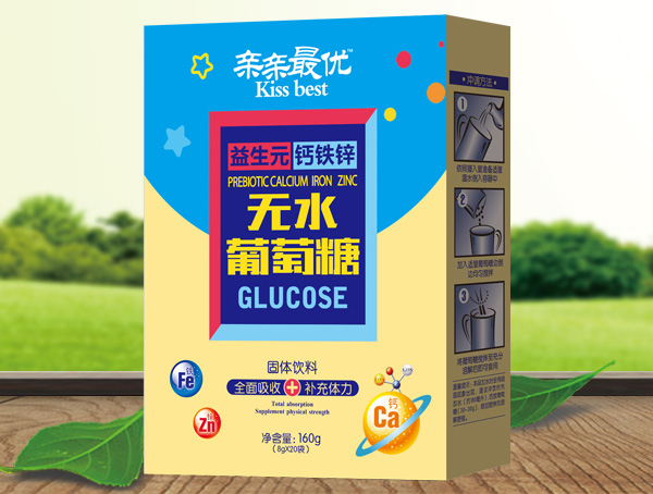 親親最優(yōu)益生元鈣鐵鋅無水葡萄糖-盒裝