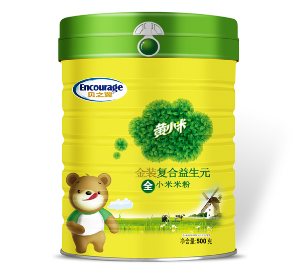 貝之翼黃小米米粉-復合益生元聽裝