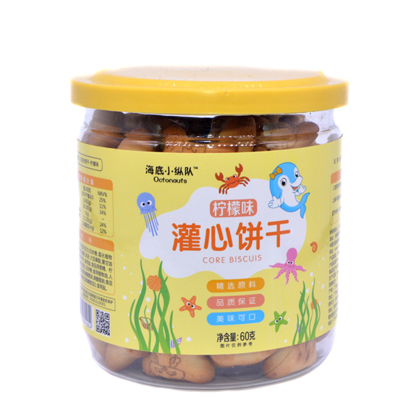 海底小縱隊灌心餅干檸檬味
