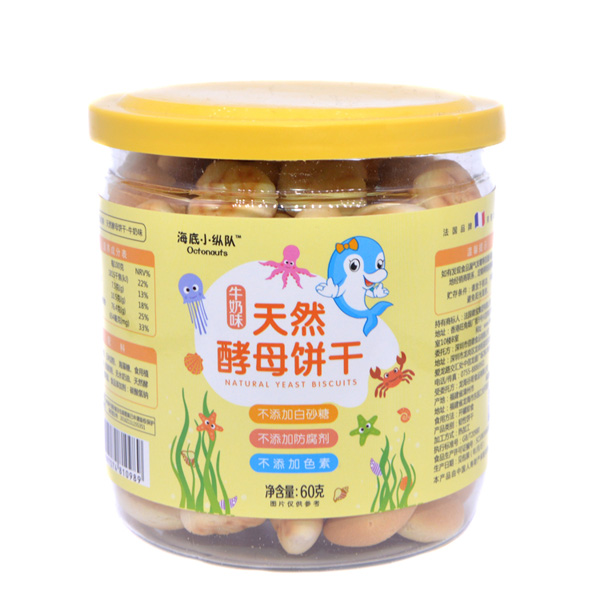 海底小縱隊天然酵母餅干牛奶味