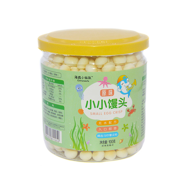 海底小縱隊小小饅頭原味包裝升級100g