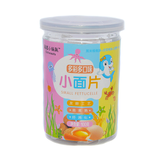 海底小縱隊(duì)小面片多彩多口味新品罐裝