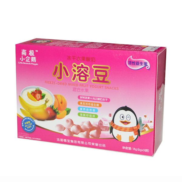 南極小企鵝凍干水果酸奶小溶豆混合水果
