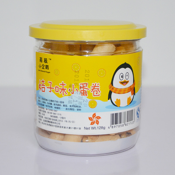 南極小企鵝橘子味小蛋卷