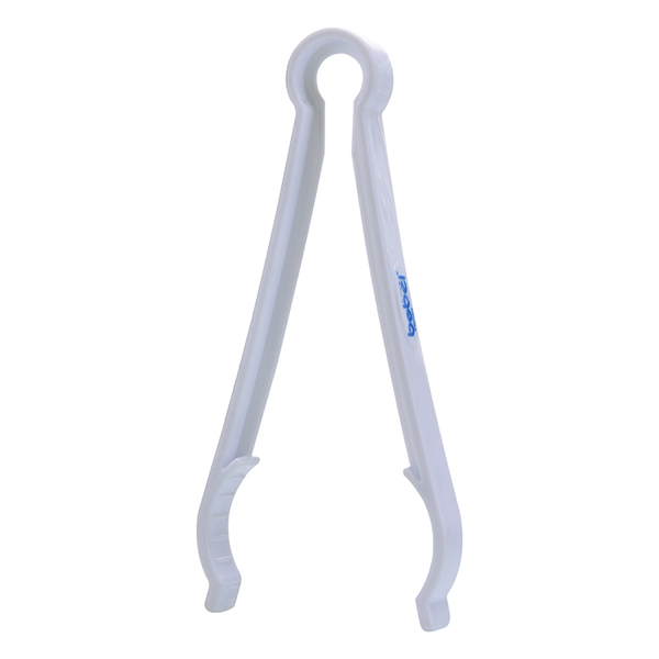 邦貝小象防滑多功能奶瓶夾白色