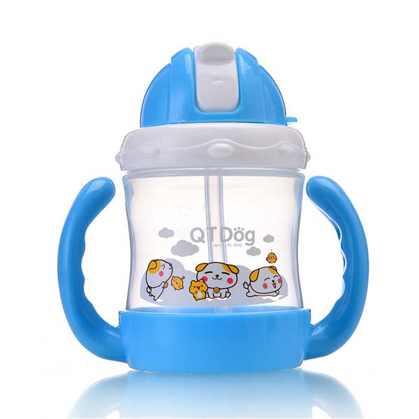 邦貝小象卡通學(xué)飲杯-藍(lán)色小狗