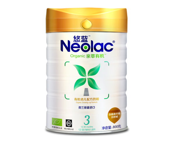 悠藍(lán)有機(jī)幼兒配方奶粉3段