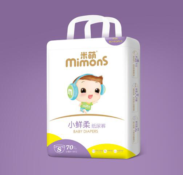 米萌小鮮柔紙尿褲S70豎版