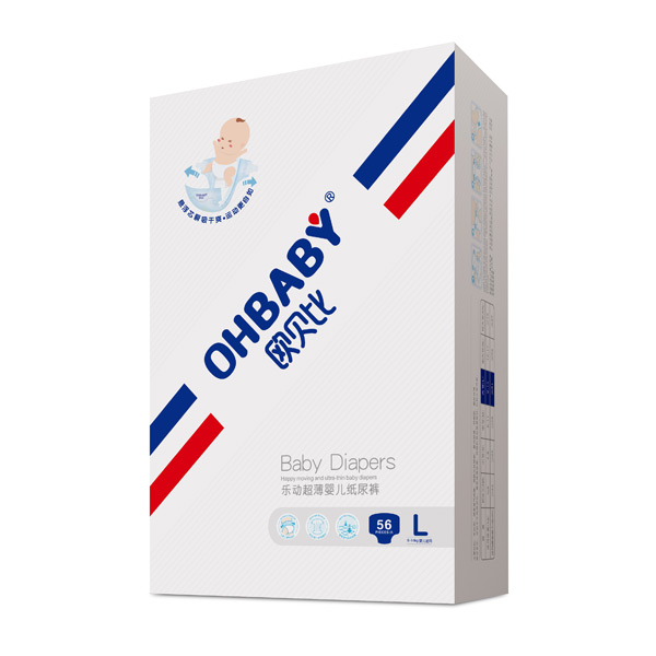 歐貝比樂動(dòng)超薄嬰兒紙尿褲L56