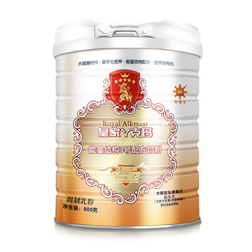 皇家丫克瑪能量結(jié)構(gòu)3號牛奶粉800克