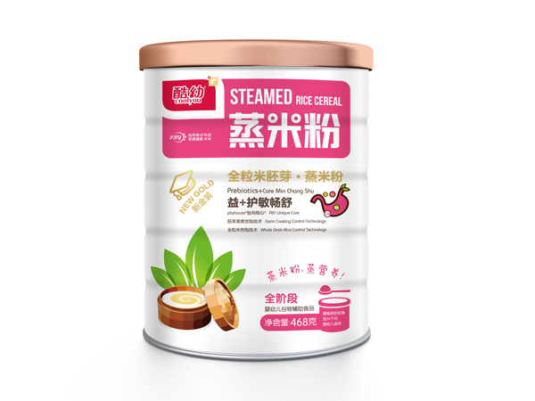 酷幼蒸米粉-益+護敏暢舒-鐵罐