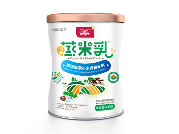 酷幼雪魚蔬菜有機蒸米乳