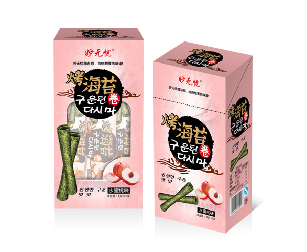 妙無(wú)憂烤海苔卷-水蜜桃味