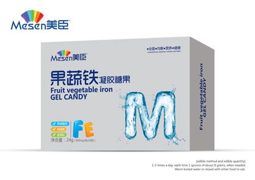 美臣果蔬鐵凝膠糖果